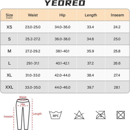 YEOREO Leggings with Pockets for Women Charm Leggings Workout Leggings for Women V Cross Waist Butt Lifting Gym Yoga Exercise Fitness Activewear