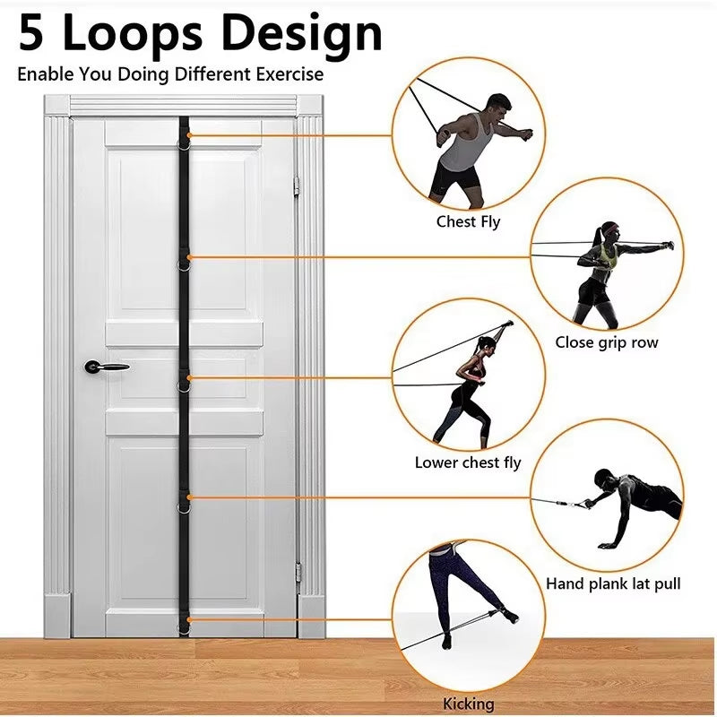 Door Anchor Strap for Resistance Bands | Gym Attachment for Home Fitness & Portable Workouts