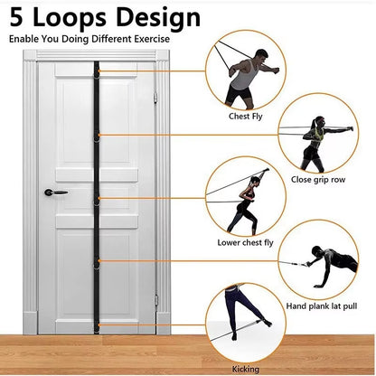 Door Anchor Strap for Resistance Bands | Gym Attachment for Home Fitness & Portable Workouts